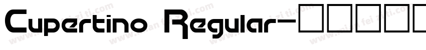 Cupertino Regular字体转换
